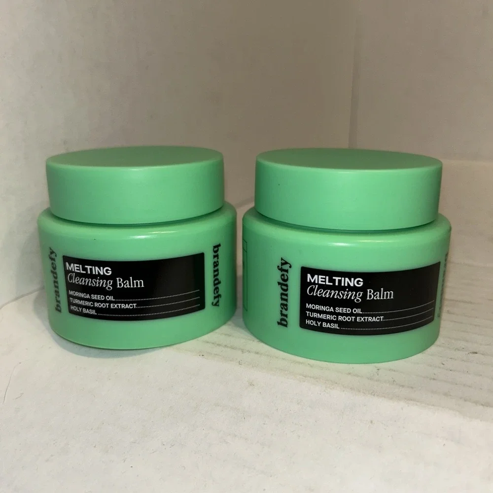 Brandefy Melting Cleansing Balm‎ 3.4 Fl Oz Clean Ingredients Soothing Lot Of 2
